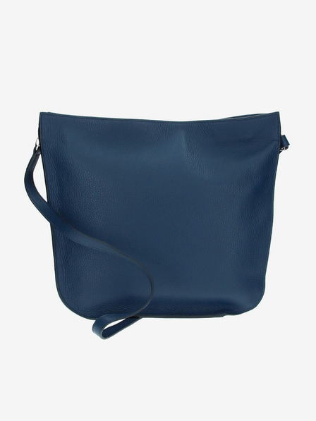 Elega Tmavomodrá dámska kožená crossbody kabelka ELEGA Hobie