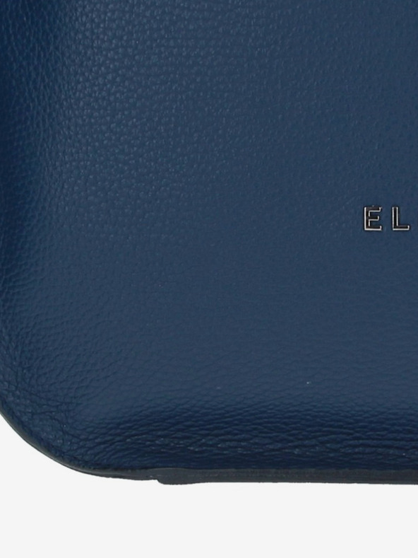 Elega Tmavomodrá dámska kožená crossbody kabelka ELEGA Hobie