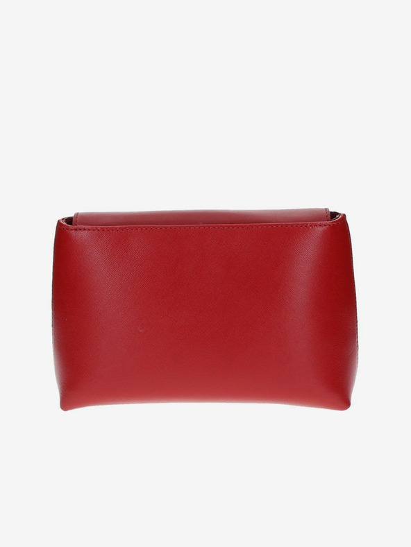 Elega Červená dámska kožená crossbody kabelka ELEGA Anie
