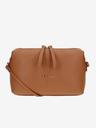 Elega Hnedá dámska kožená crossbody kabelka ELEGA Hill