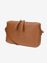 Elega Hnedá dámska kožená crossbody kabelka ELEGA Hill