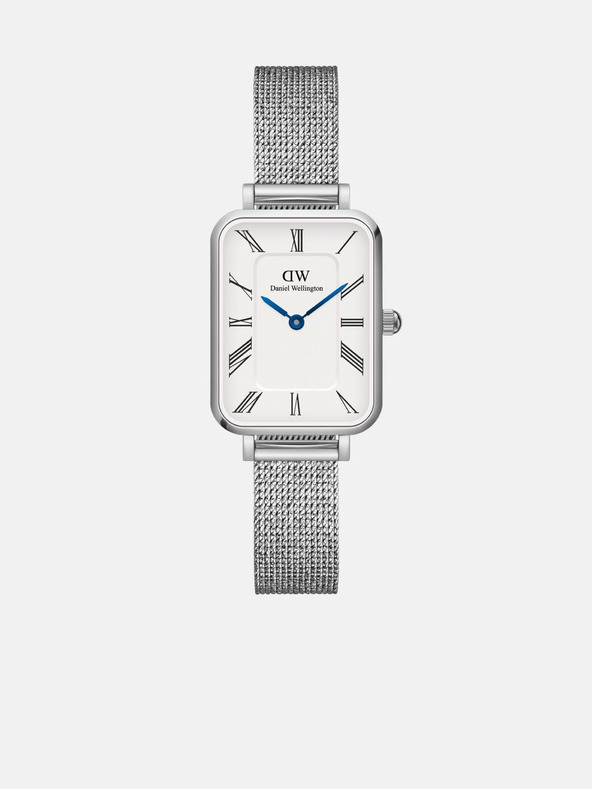 Daniel Wellington Dámske hodinky Daniel Wellington mesh Quadro Sterling silver