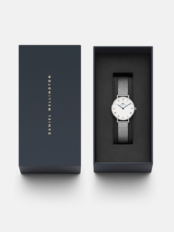 Daniel Wellington Strieborné dámske hodinky Daniel Wellington Mesh Petite Sterling Silver