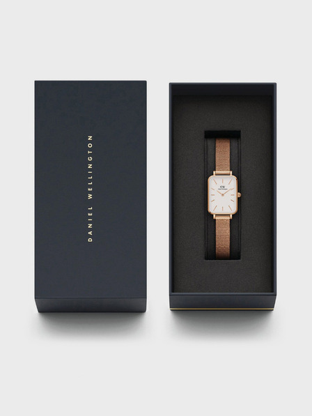 Daniel Wellington Ružovo-zlaté dámske hodinky Daniel Wellington Quadro