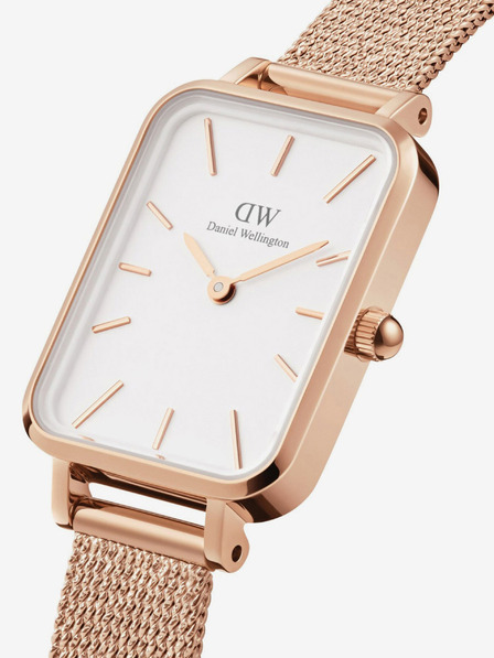 Daniel Wellington Ružovo-zlaté dámske hodinky Daniel Wellington Quadro