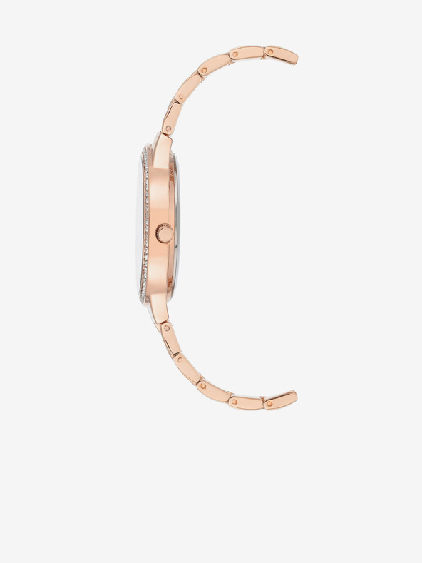 Anne Klein Súprava hodiniek a retiazky Anne Klein z ružového zlata