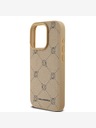 Karl Lagerfeld PU Karl Heads Pattern Magsafe zadný kryt pre iPhone 15 Pro Beige Karl Lagerfeld