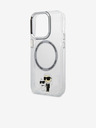 Karl Lagerfeld Karl Lagerfeld IML Karl and Choupette NFT MagSafe Zadný kryt pre iPhone 15 Pro Max Transparent