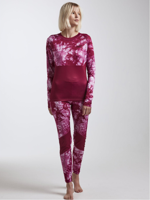 Tenson Dámske funkčné tričko s dlhým rukávom COLOURWEAR Shelter LS Jersey W pink batik