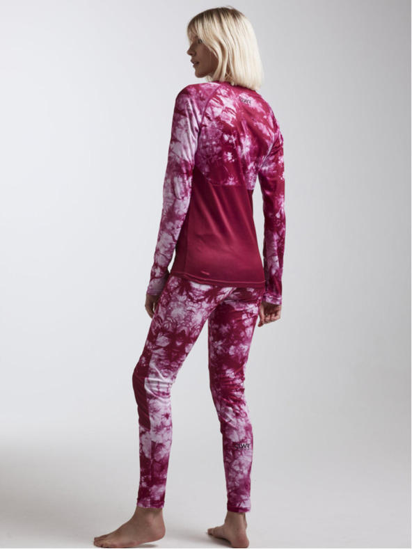 Tenson Dámske funkčné tričko s dlhým rukávom COLOURWEAR Shelter LS Jersey W pink batik