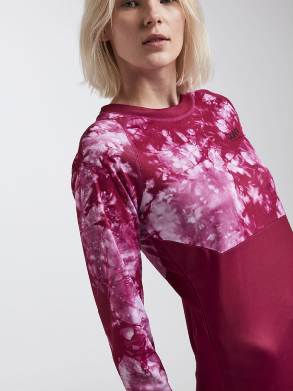 Tenson Dámske funkčné tričko s dlhým rukávom COLOURWEAR Shelter LS Jersey W pink batik