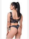 Nebbia Bikini Active Black - bralette 554 S,vulkanická čierna