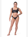 Nebbia Bikini Active Black - bralette 554 S,vulkanická čierna