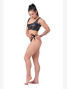 Nebbia Bikini Active Black - bralette 554 S,vulkanická čierna