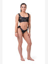 Nebbia Bikini Active Black - bralette 554 S,vulkanická čierna