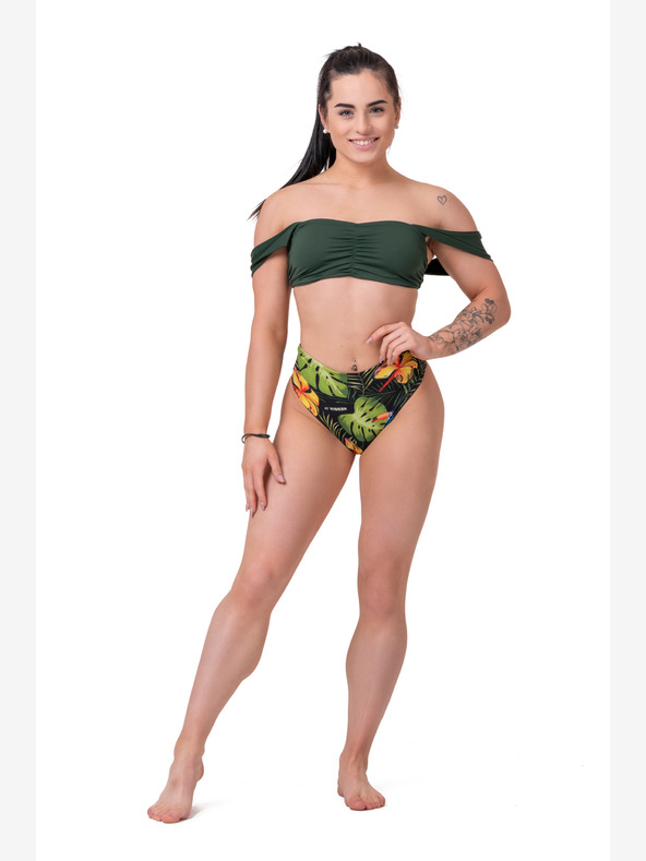 Nebbia High-energy bikini - vrchný diel 553 S,jungle green