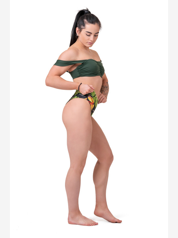 Nebbia High-energy bikini - vrchný diel 553 S,jungle green