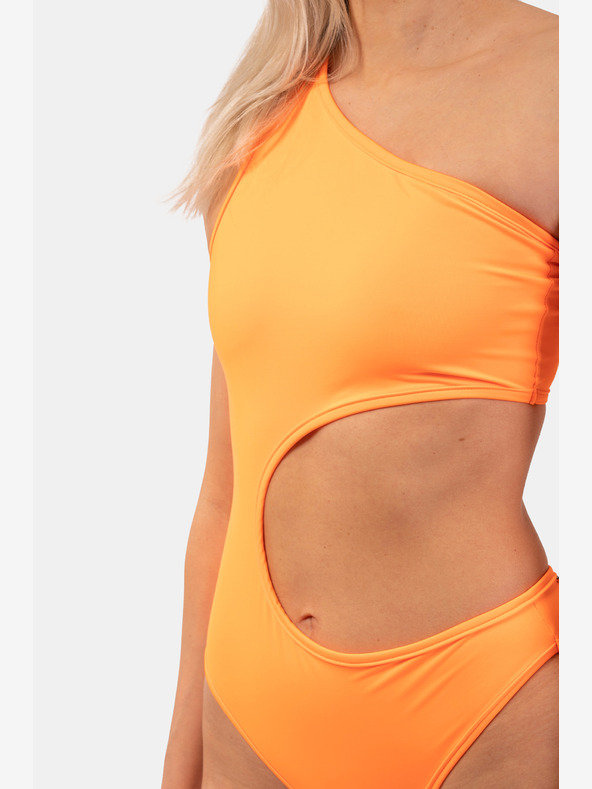Nebbia Oranžové asymetrické monokiny na jedno rameno 458