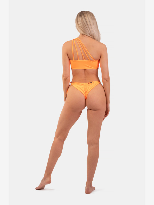 Nebbia Oranžové bikiny na jedno rameno Bandeau 449