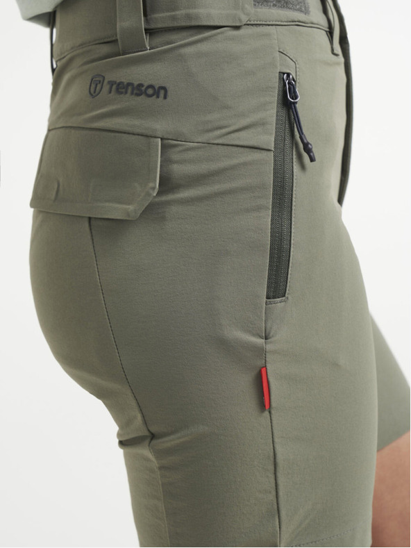 Tenson Dámske outdoorové šortky TENSON TXlite Adventure Shorts W tmavo zelené