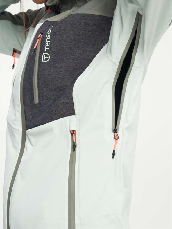 Tenson Dámska softshellová bunda TENSON Touring W svetlozelená