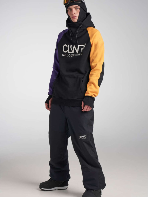Tenson unisex mikina COLOURWEAR Bowl 2.0 fialová/žltá