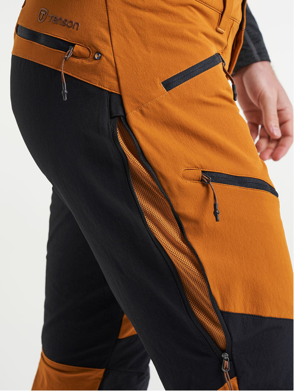 Tenson Pánske outdoorové nohavice TENSON Himalaya Stretch Pant M tmavo oranžová