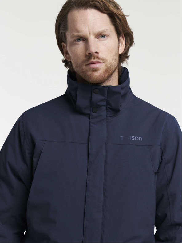 Tenson Pánska zimná lifestylová bunda TENSON Harris MPC M tmavo modrá