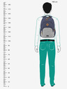 Travelite Tmavomodrý batoh Travelite Basics Melange Navy/grey