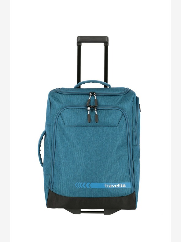 Travelite Kick Off Wheeled Duffle S - petrolejová Taška