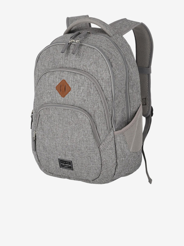 Travelite Batoh Travelite Basics Melange - svetlosivý