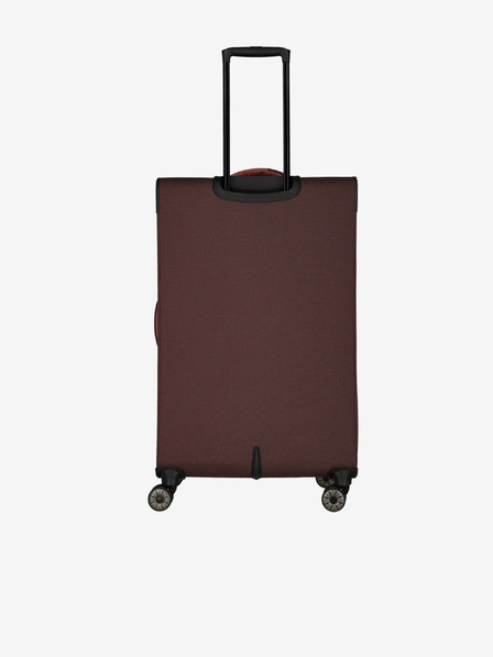 Travelite Ružovo-hnedý kufor Travelite Viia 4w L