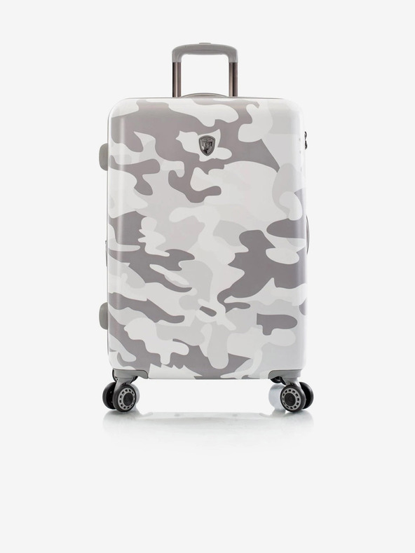 Heys Biely cestovný kufor Heys White Camo M