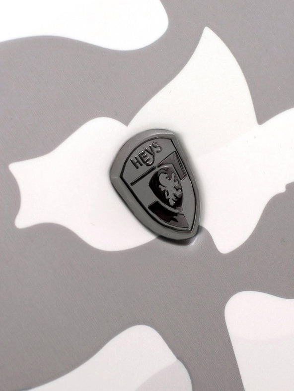 Heys Šedý vzorovaný cestovný kufor Heys White Camo L