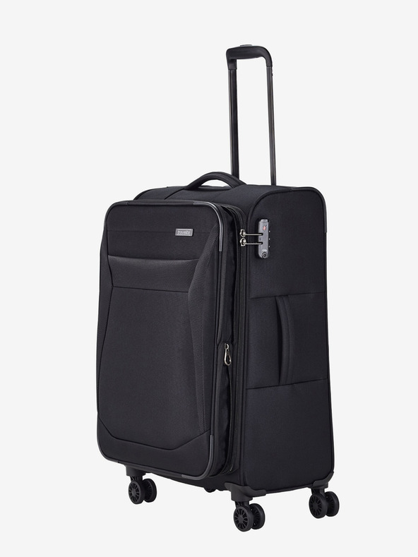 Travelite Sada troch cestovných kufrov Travelite Chios S,M,L Black