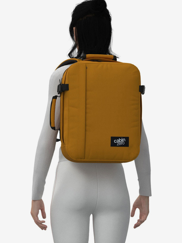 CabinZero Horčicový unisex batoh CabinZero Classic Tech (28L)