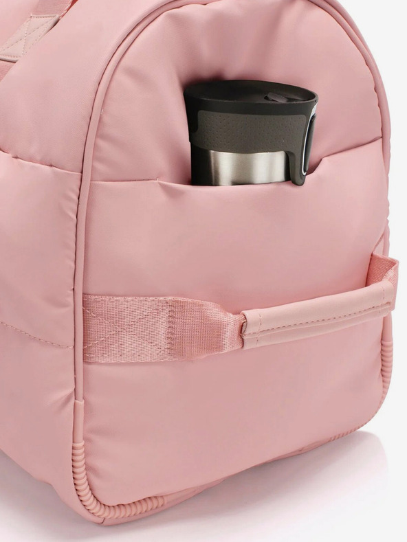Heys Ružová dámska taška Heys Puffer Duffel Bag Rose