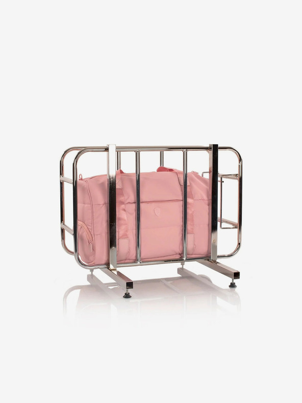 Heys Ružová dámska taška Heys Puffer Duffel Bag Rose