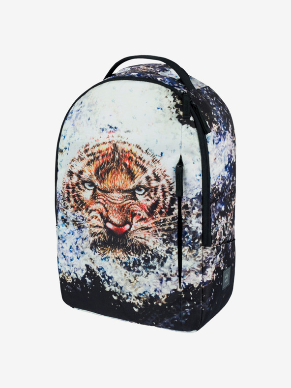 BAAGL  Čierno-béžový batoh Baagl eARTh - Tiger by Lukero
