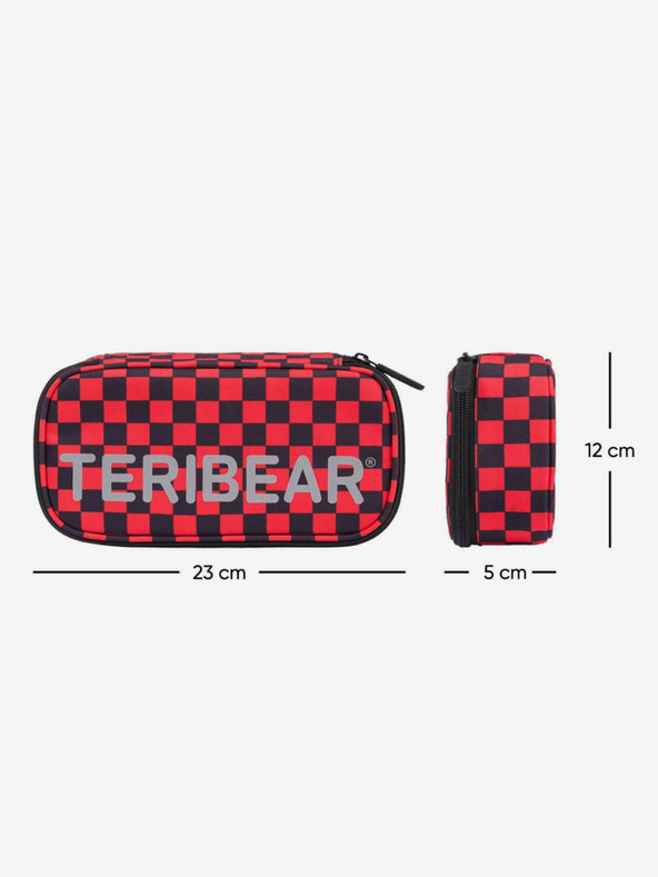BAAGL  Čierny školský set Skate batoh, penál a taška Baagl Teribear