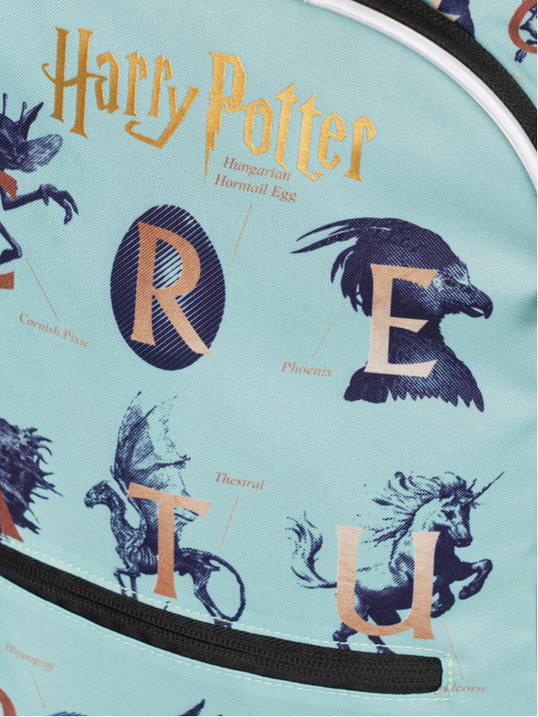 BAAGL  Modrý školský batoh Baagl Jadro Harry Potter Fantastické zvery