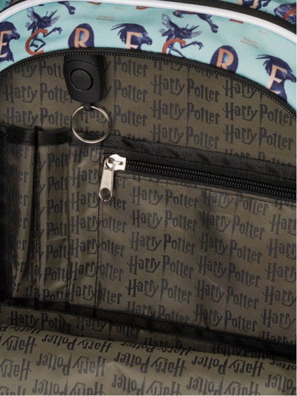 BAAGL  Modrý školský batoh Baagl Jadro Harry Potter Fantastické zvery