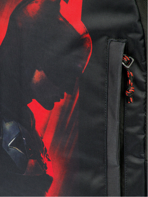 BAAGL  Čierny batoh Baagl eARTh Batman Red