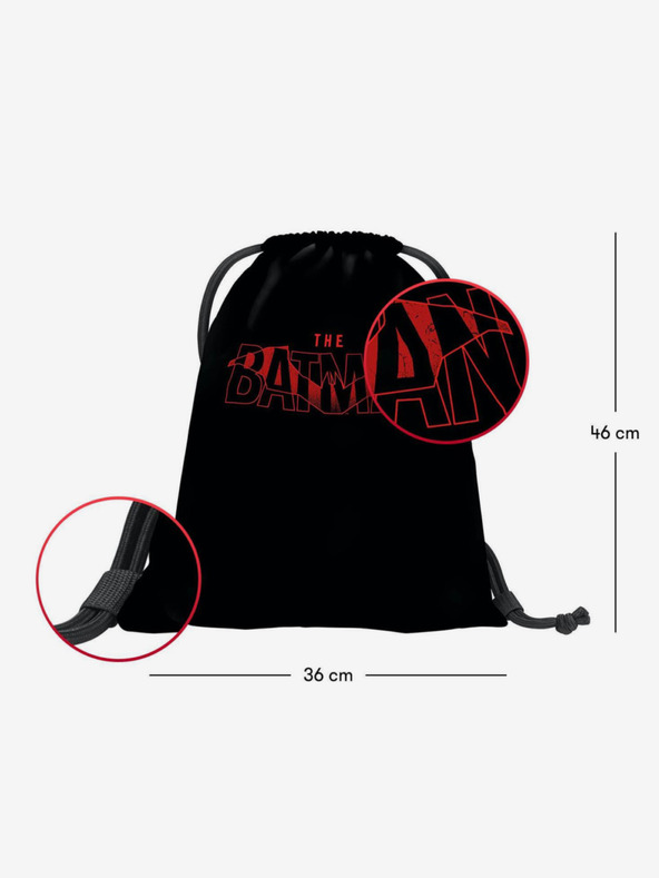 BAAGL  Čierna taška Baagl Batman Red