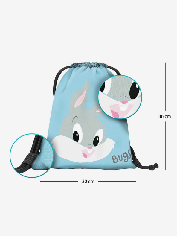 BAAGL  Modrá taška pre predškolákov Baagl Bugs Bunny