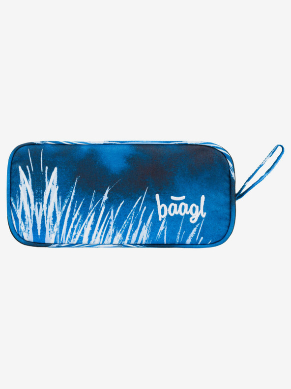 BAAGL  Modrý študentský penál Baagl Steel