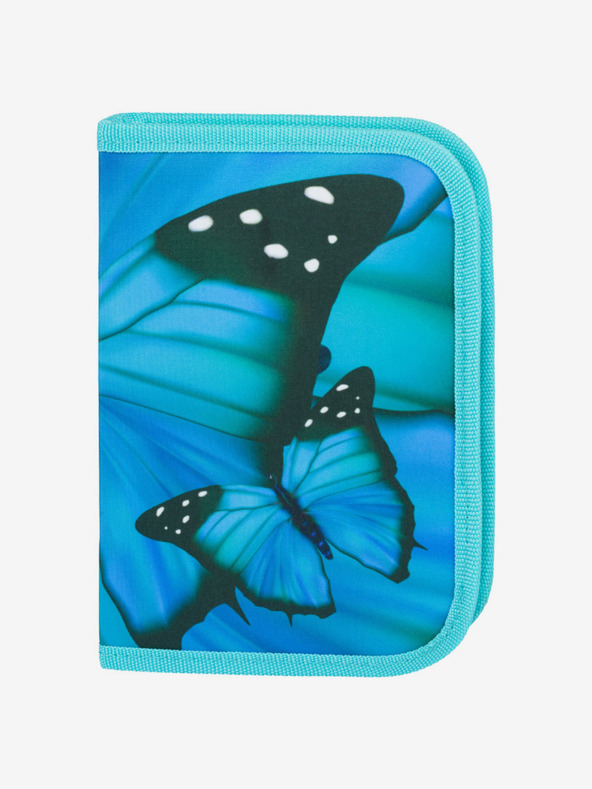 BAAGL  Modrý školský set Ergo - aktovka, penál, taška Baagl Butterfly