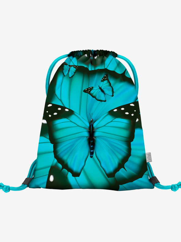 BAAGL  Modrý školský set Ergo - aktovka, penál, taška Baagl Butterfly