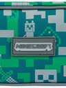 BAAGL  Zelený peračník Baagl Minecraft Strieborný Creeper