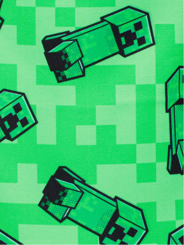 BAAGL  Zelený vak Baagl Minecraft Creeper